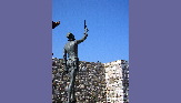 Nafpaktos - Statue de Cervantes