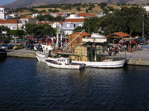 Bâteaux de pêche à Samothrace