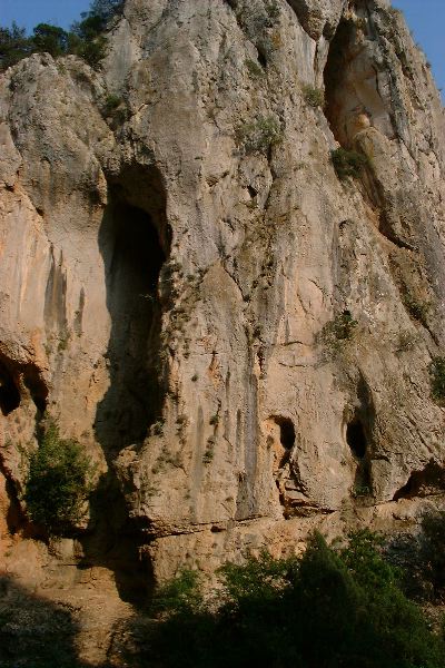 Potamos - falaises